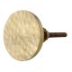 Golden Round Hammer Flat Brass Cabinet Knobs